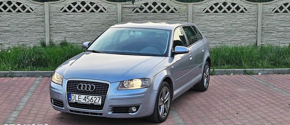 Audi A3 cena 18700 przebieg: 188000, rok produkcji 2007 z Chojnów małe 277